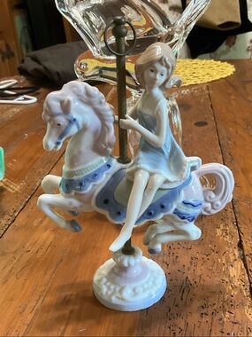 Vintage Paul Sebastian Porcelain Carousel Horse Figurine